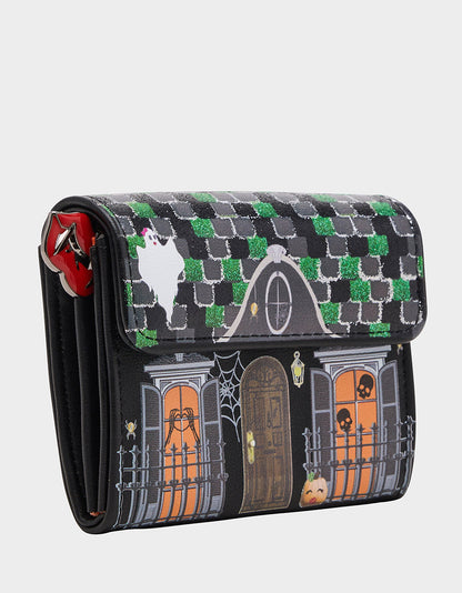 Betsey Johnson Trending | FOREVER HOME WALLET BLACK/MULTI Women's Halloween-Themed Wallet