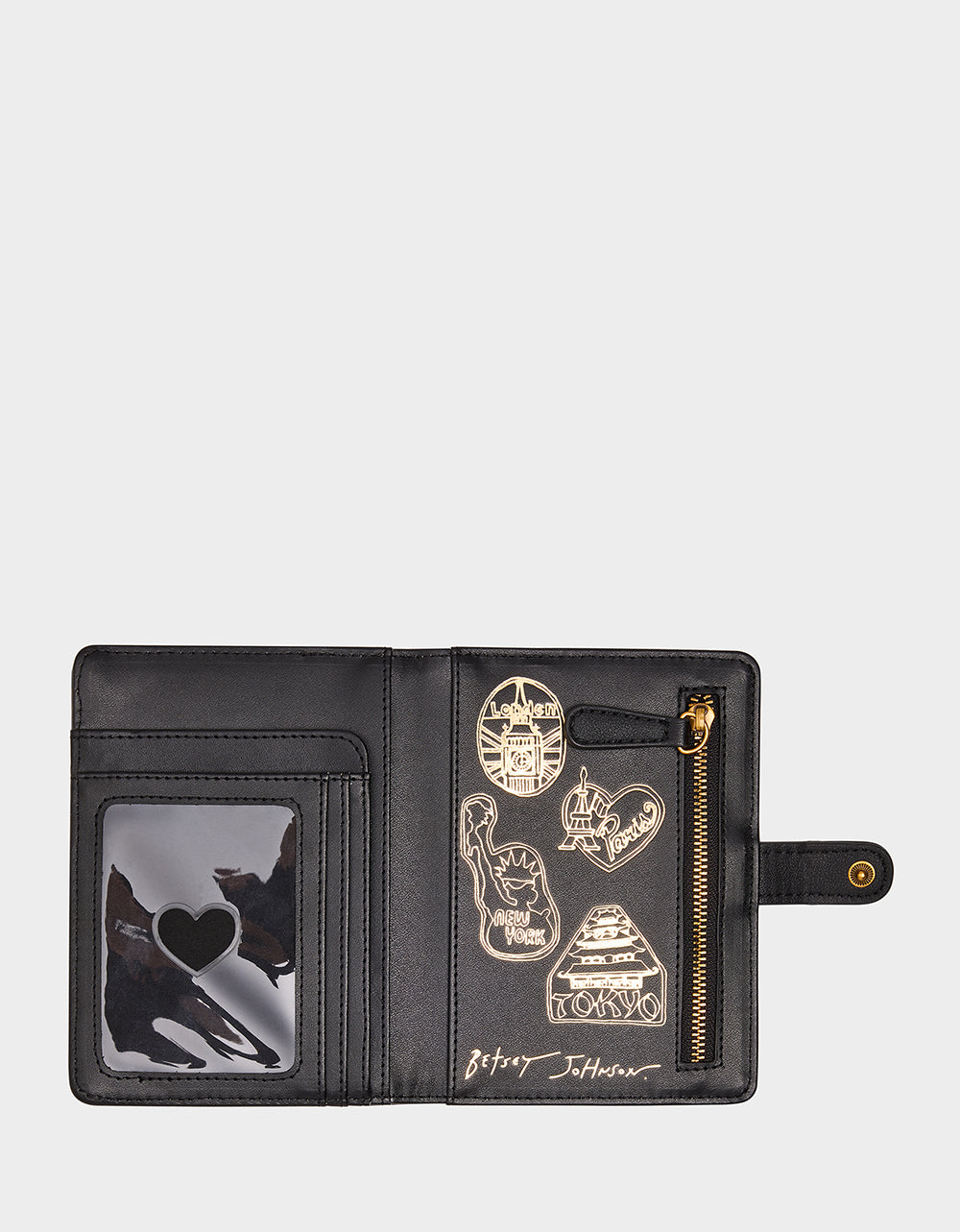 Betsey Johnson Trending | FOREVER HOME WALLET BLACK/MULTI Women's Halloween-Themed Wallet