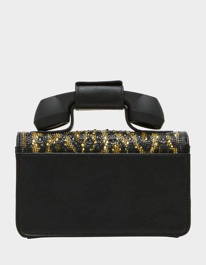 Betsey Johnson Best Seller | KITSCH MINI LEOPARD PHONE BAG LEOPARD Women's Phone-Shaped Kitsch Handbag