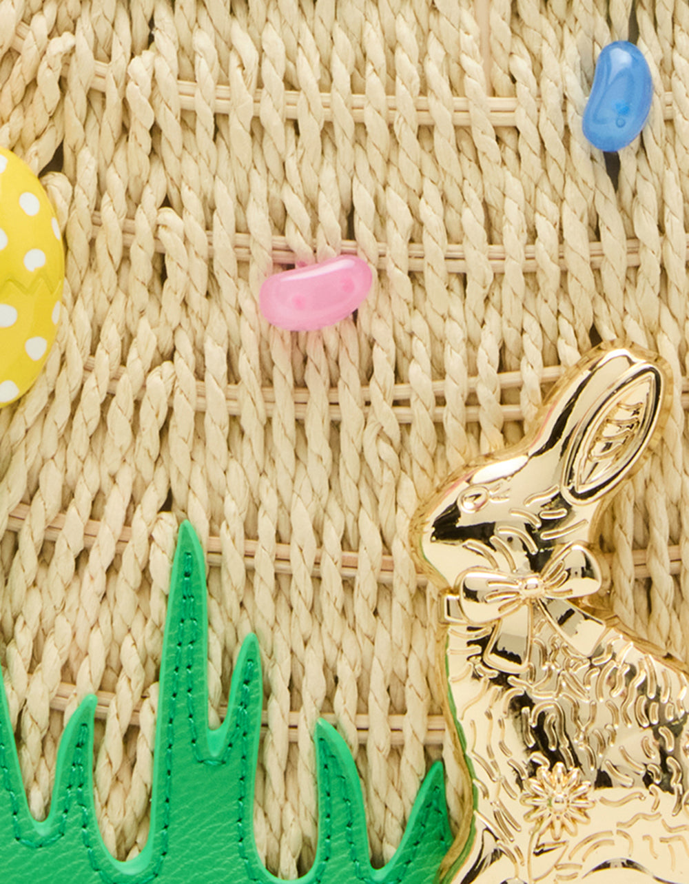 Betsey Johnson Discount | ON THE HUNT WICKER BAG NATURAL
