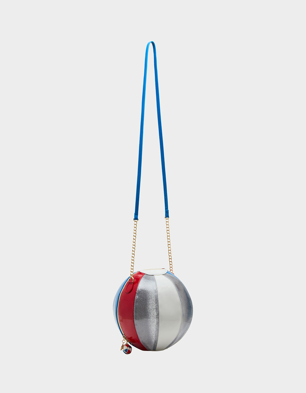 Betsey Johnson New | KITSCH HAVIN A BALL AMERICAN FLAG Women's Kitsch Beach ball Handbag