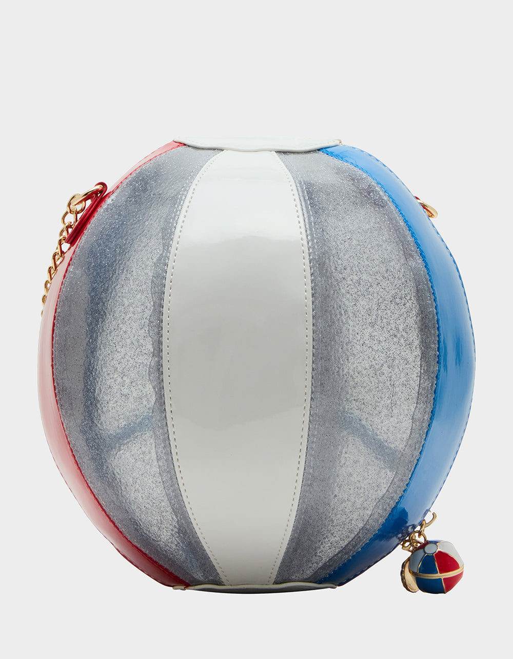 Betsey Johnson New | KITSCH HAVIN A BALL AMERICAN FLAG Women's Kitsch Beach ball Handbag