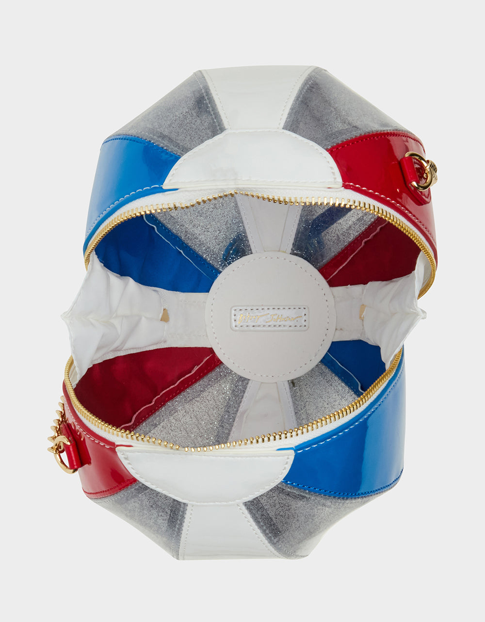 Betsey Johnson New | KITSCH HAVIN A BALL AMERICAN FLAG Women's Kitsch Beach ball Handbag