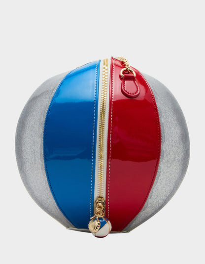 Betsey Johnson New | KITSCH HAVIN A BALL AMERICAN FLAG Women's Kitsch Beach ball Handbag