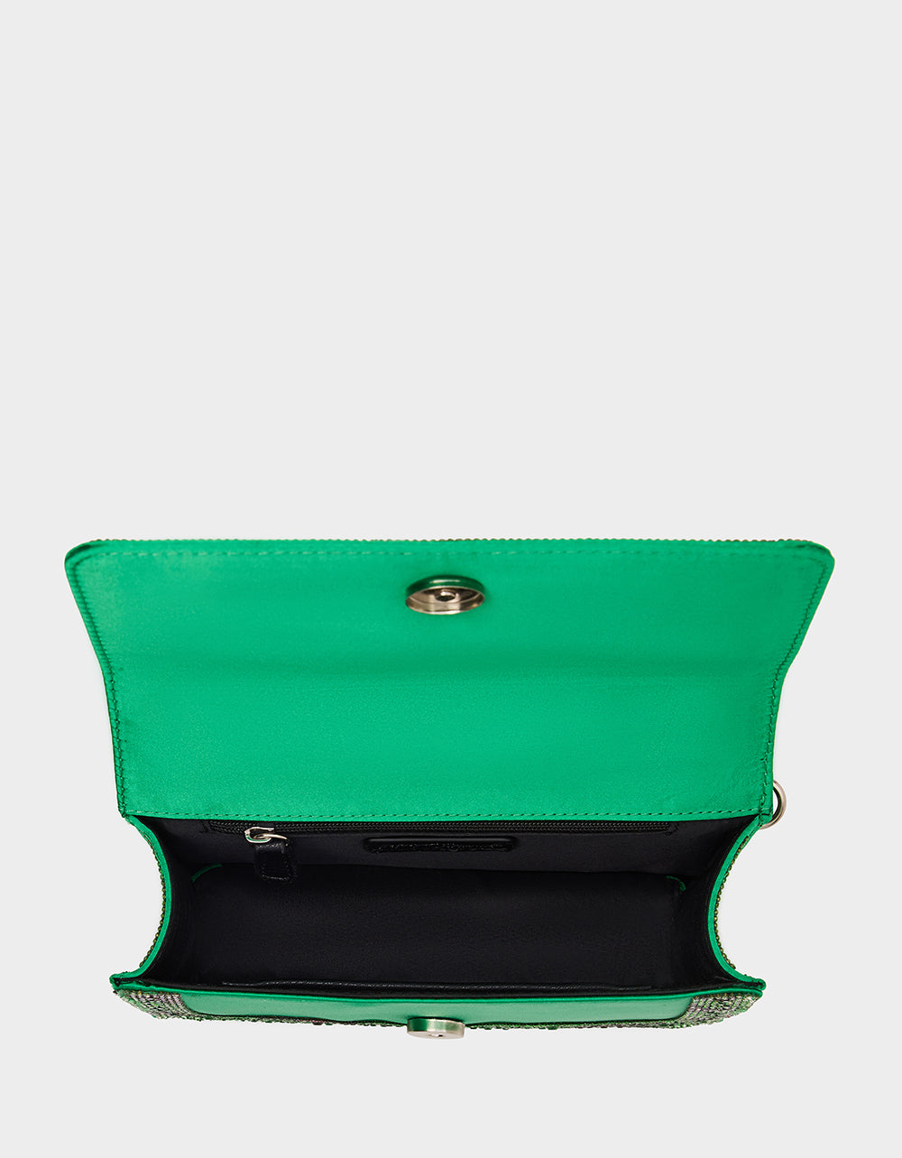 Betsey Johnson Discount | HATS OFF CONVERTIBLE RHINESTONE GREEN Women's Rhinestone Embellished Sparkly Witch Hat Crossbody Halloween Handbag