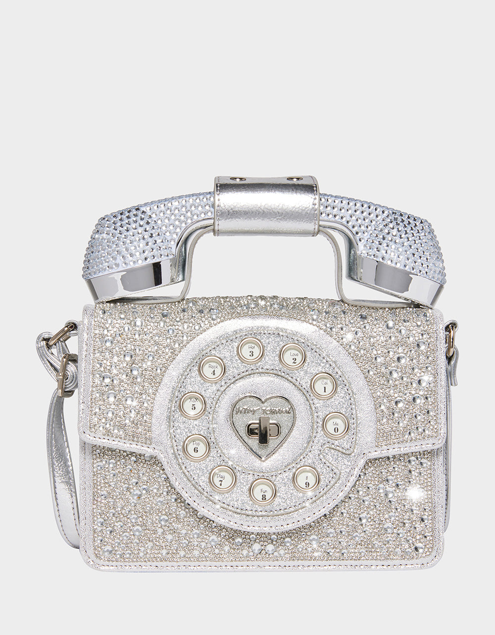 Betsey Johnson Signature | KITSCH MILLION STARS PHONE BAG SILVER