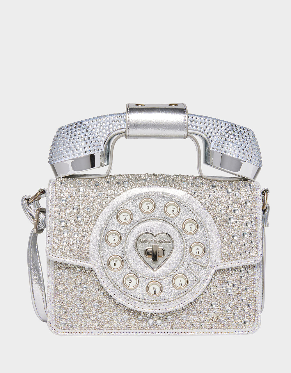 Betsey Johnson Signature | KITSCH MILLION STARS PHONE BAG SILVER