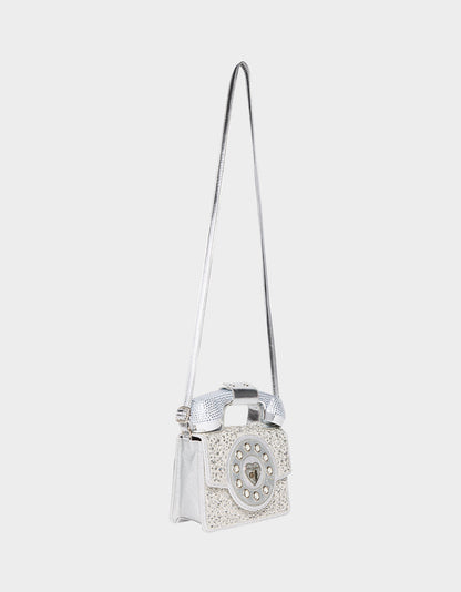 Betsey Johnson Signature | KITSCH MILLION STARS PHONE BAG SILVER
