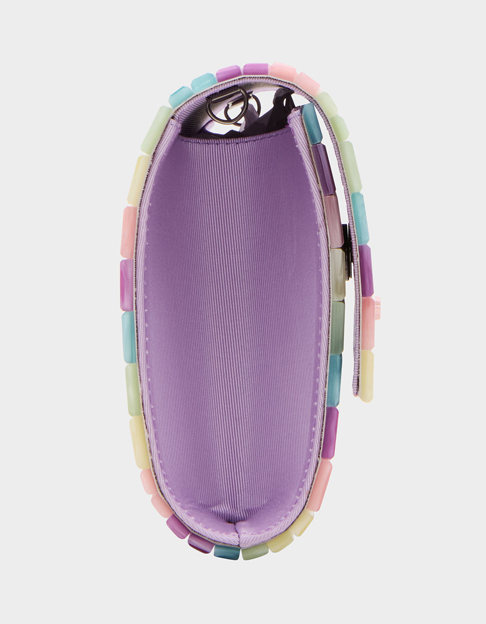 Betsey Johnson Special Offer | STRIP STRIP HOORAY CLUTCH PASTEL