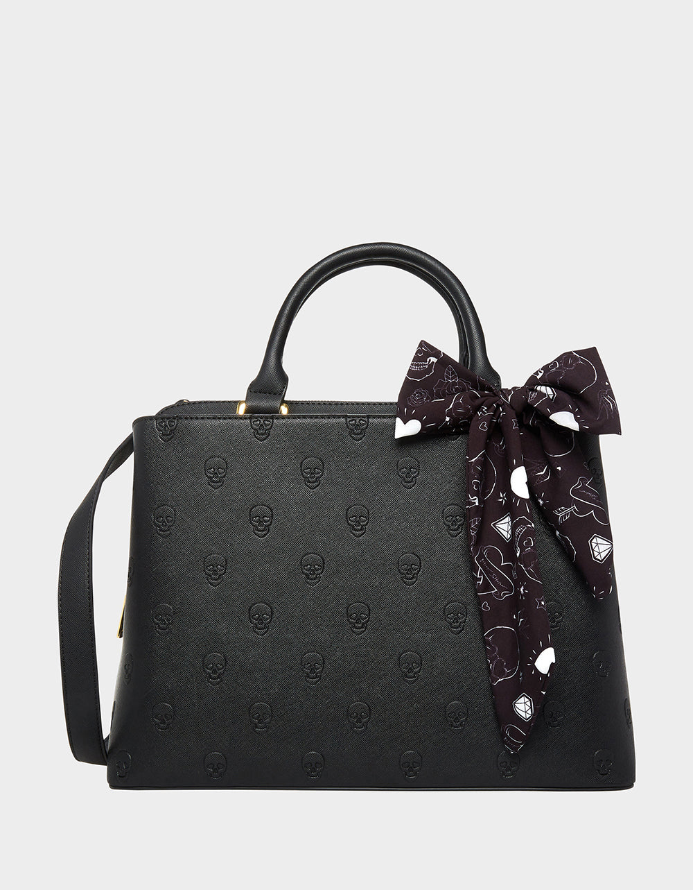 Betsey Johnson Quality | SKULLICIOUS BUNDLE Women's Skull Print Handbag and Wallet