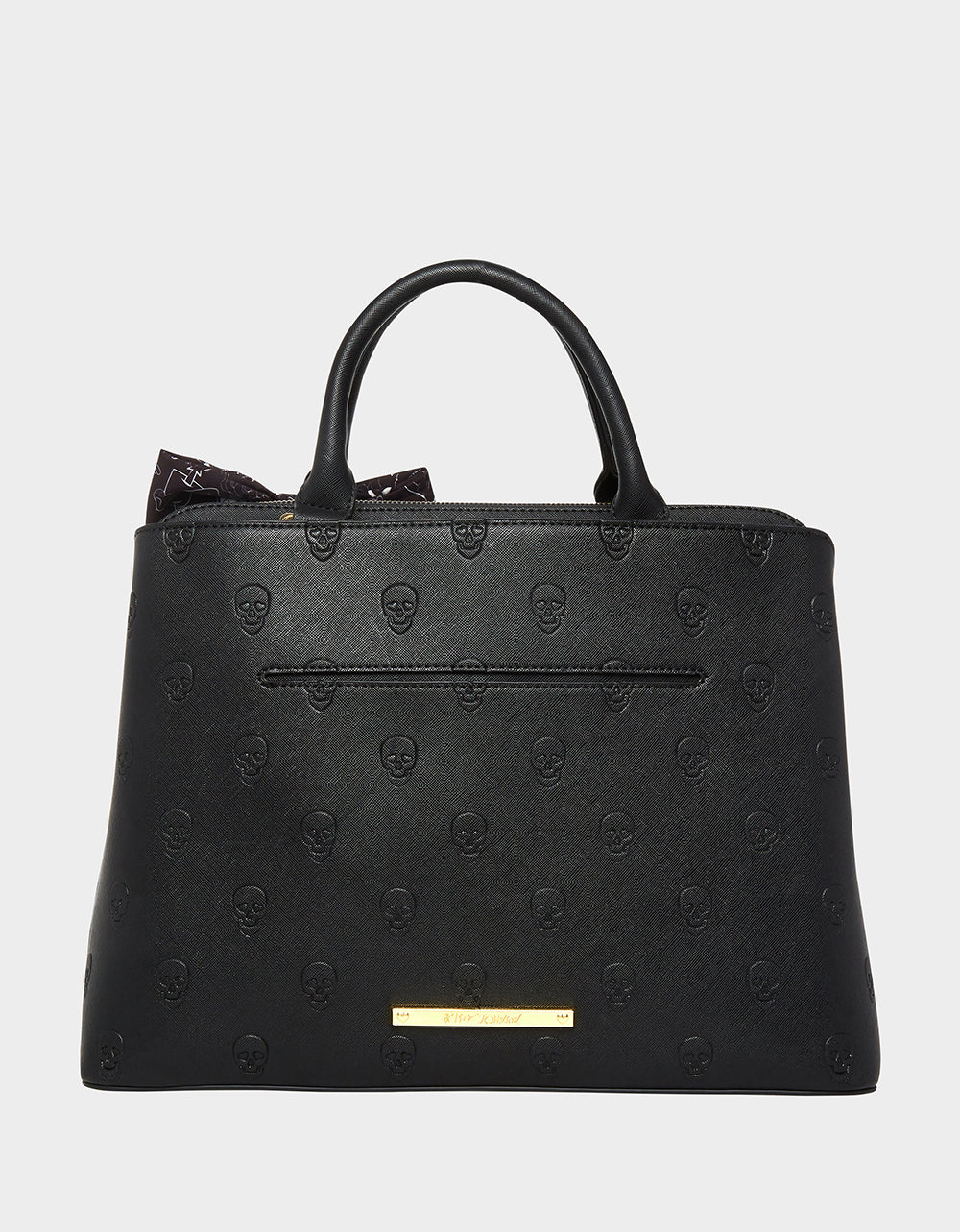 Betsey Johnson Quality | SKULLICIOUS BUNDLE Women's Skull Print Handbag and Wallet