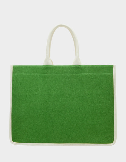 Betsey Johnson Latest | QUEEN OF THE GREEN CANVAS TOTE GREEN Women's Tote Handbag