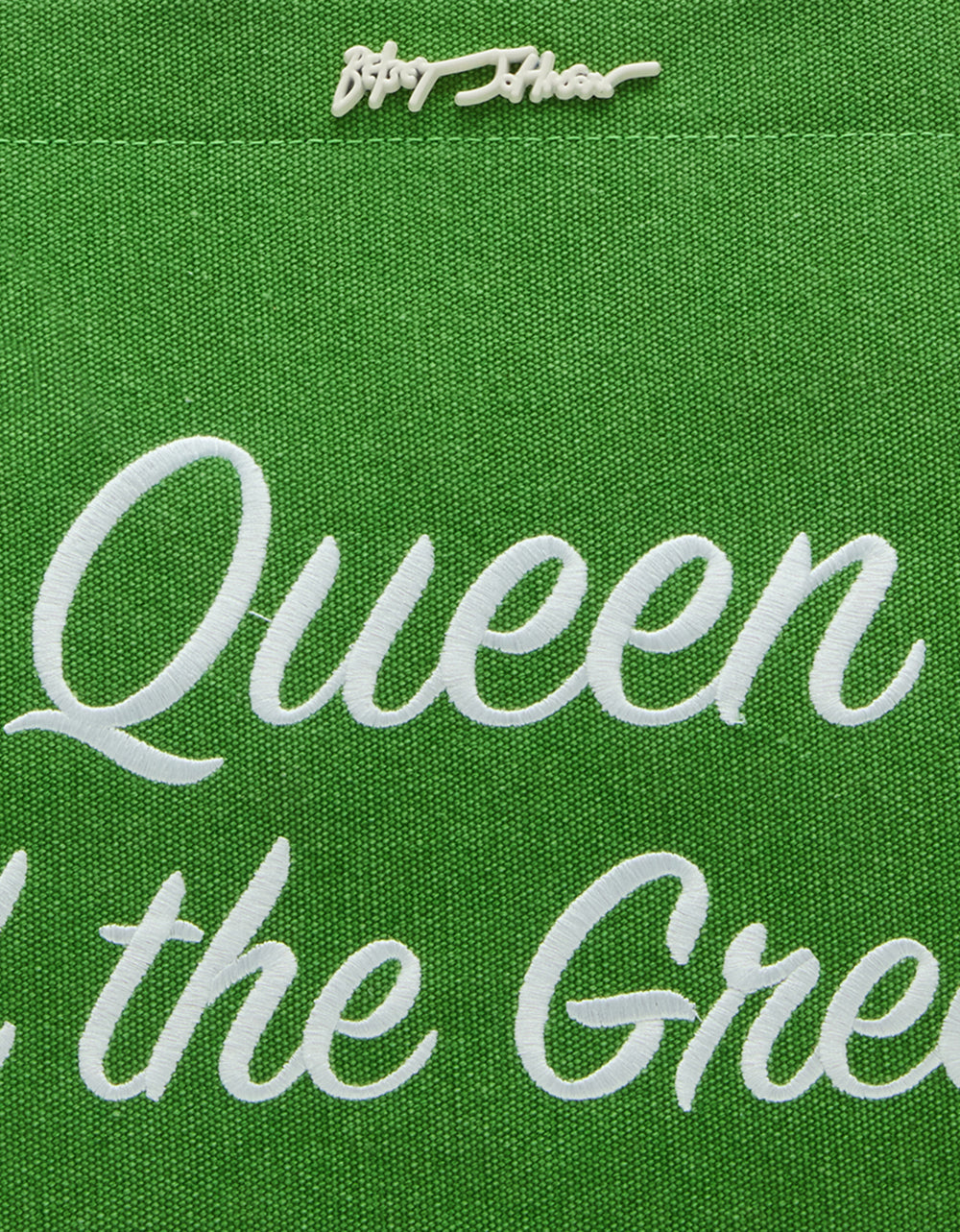 Betsey Johnson Latest | QUEEN OF THE GREEN CANVAS TOTE GREEN Women's Tote Handbag