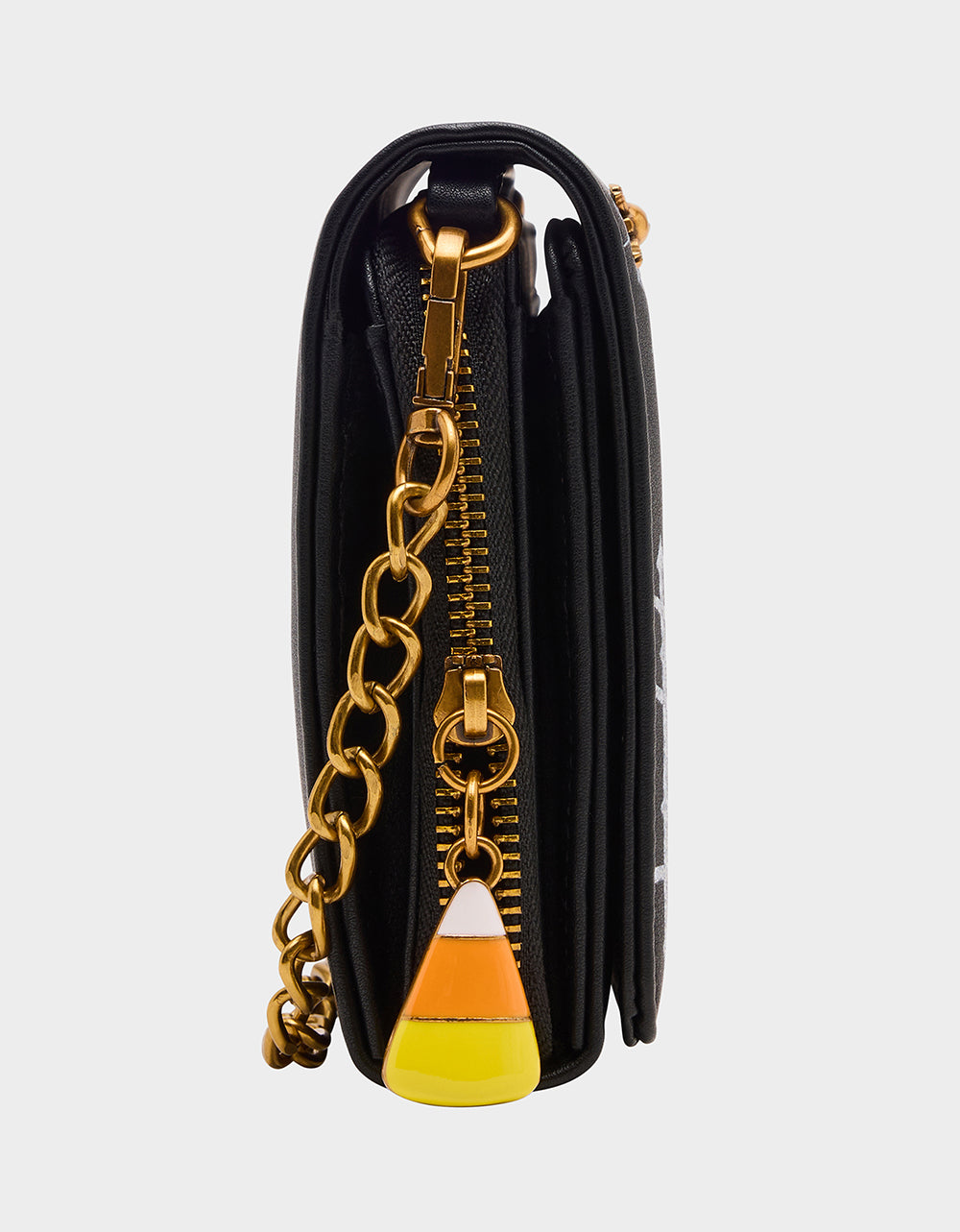 Betsey Johnson Classic | GOURDGOUS WALLET ON CHAIN BLACK MULTI Women's Pumpkin Halloween-Themed Wallet