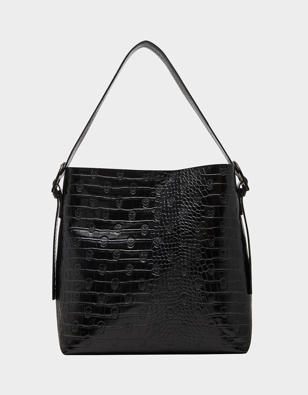 Betsey Johnson Discount | HEADQUARTERS BUCKET SHOULDER BAG BLACK Women's Shoulder Bucket Handbag