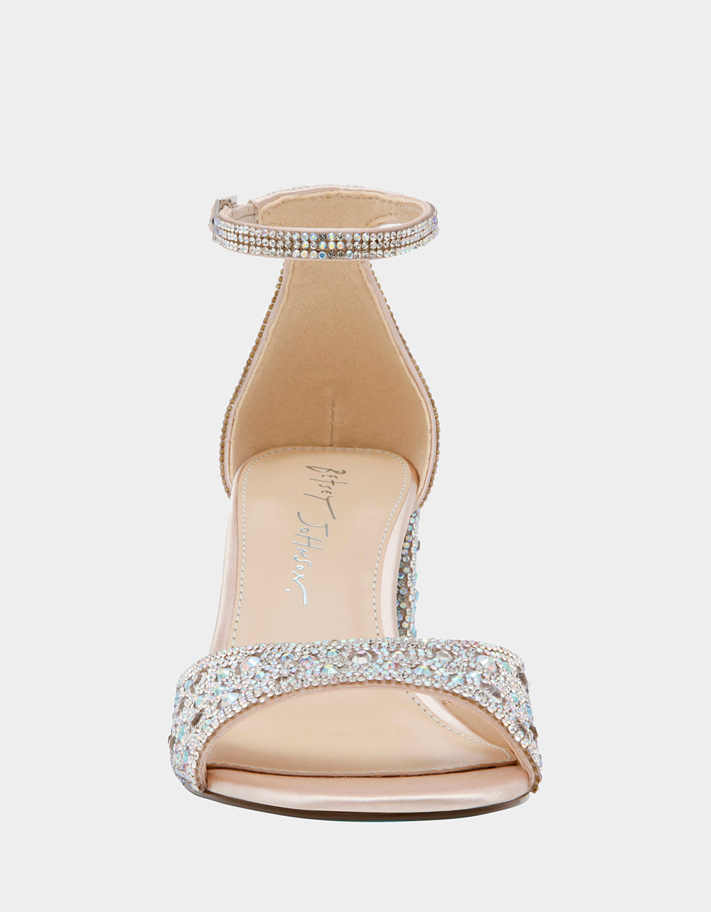 Betsey Johnson Recommended | RHINESTONE HOLIDAY BUNDLE Women's Rhinestone Block Heel and Wallet on Chain Phone Holder Crossbody