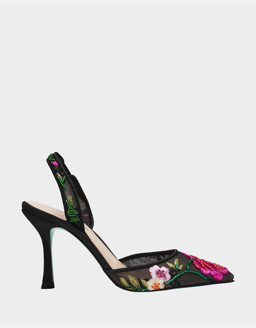 Betsey Johnson Customer Favorite | THE FLOWER CHILD HOLIDAY BUNDLE Women's Mini 3D Flower Dress Black and Floral Heel