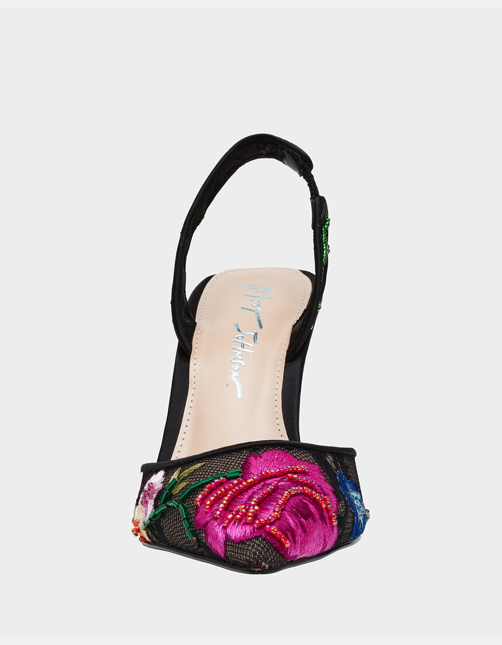 Betsey Johnson Customer Favorite | THE FLOWER CHILD HOLIDAY BUNDLE Women's Mini 3D Flower Dress Black and Floral Heel