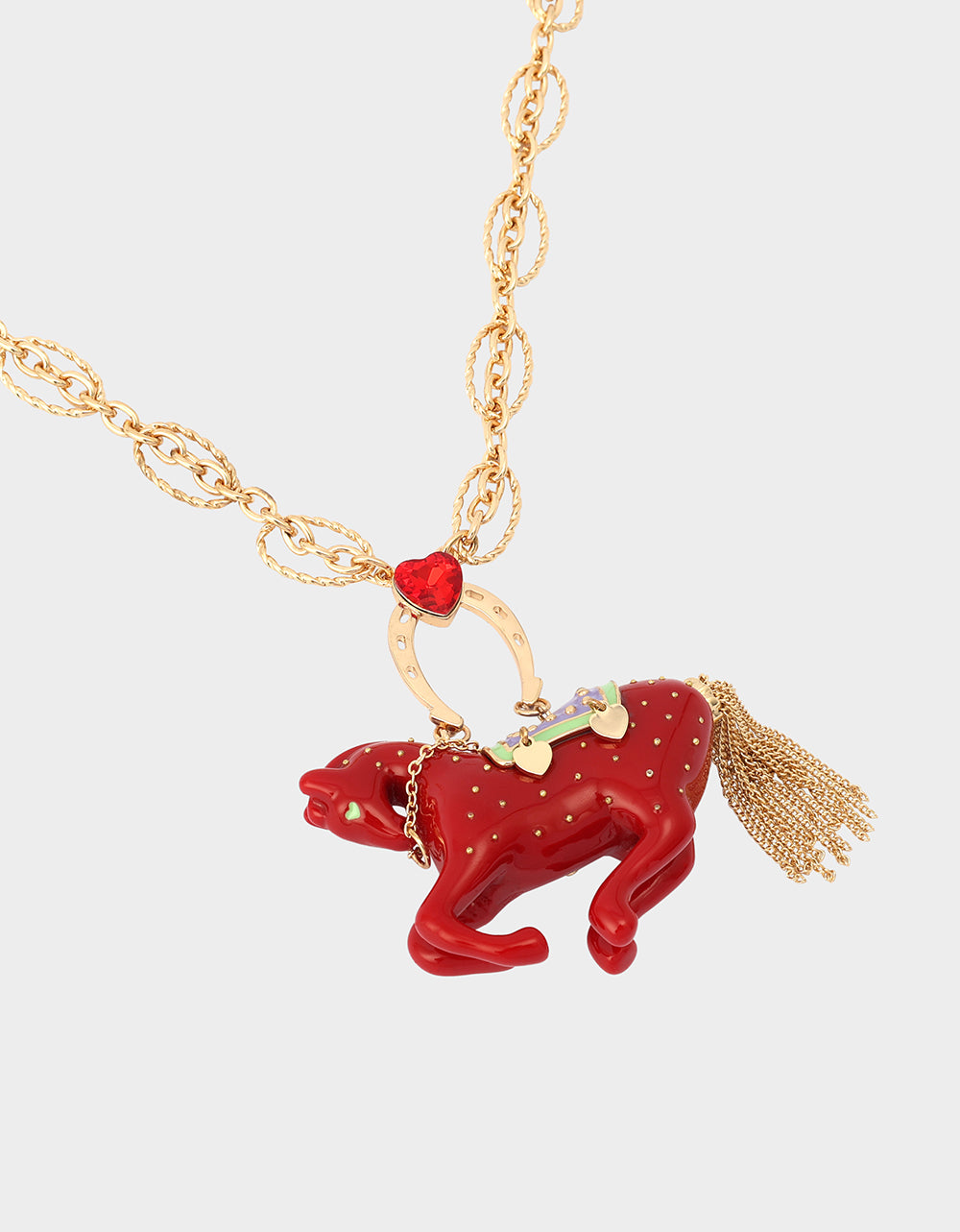 Betsey Johnson Latest | YEAR OF THE HORSE BUNDLE Chinese New Year Horse Necklace and Drop Earrings Set