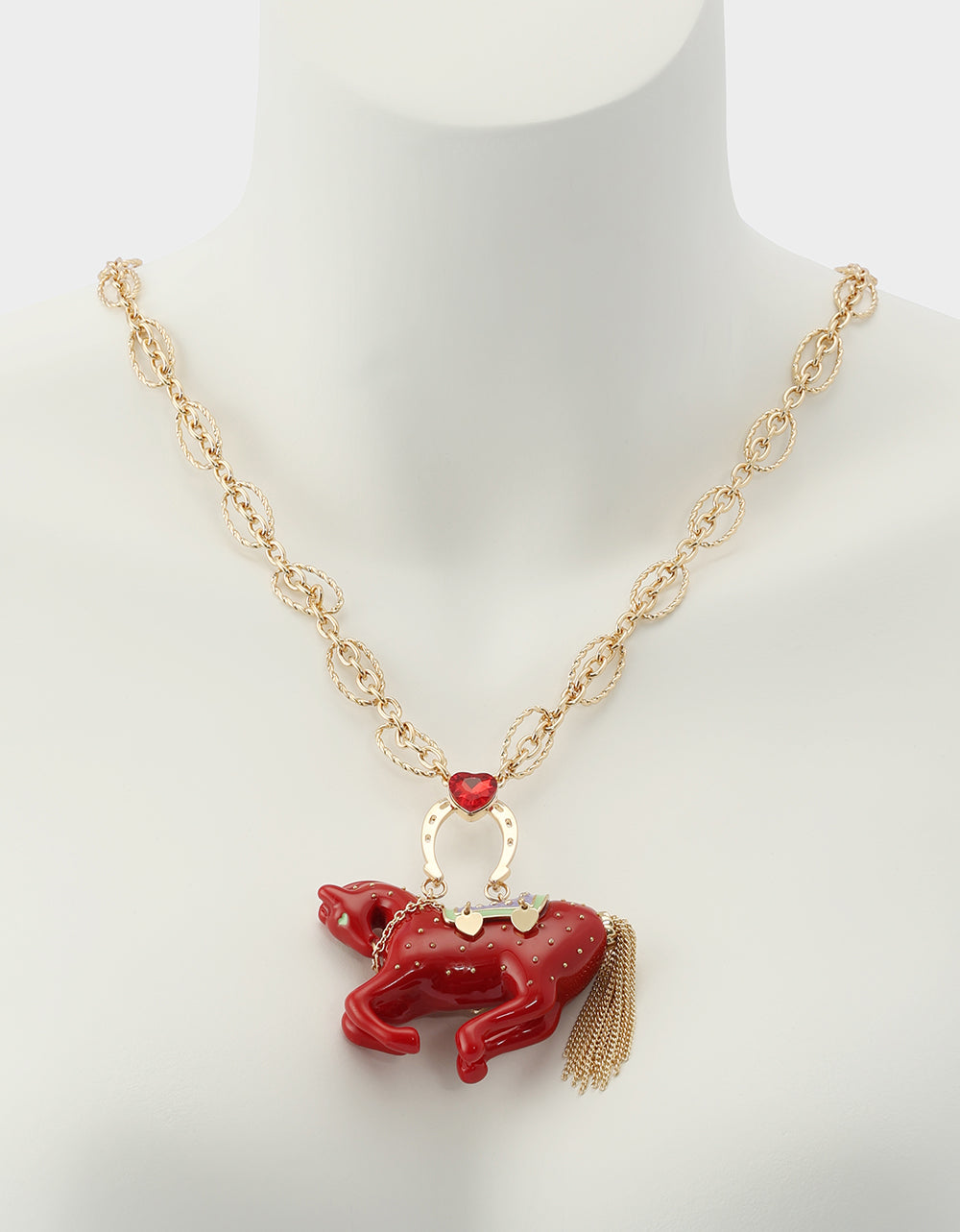Betsey Johnson Latest | YEAR OF THE HORSE BUNDLE Chinese New Year Horse Necklace and Drop Earrings Set