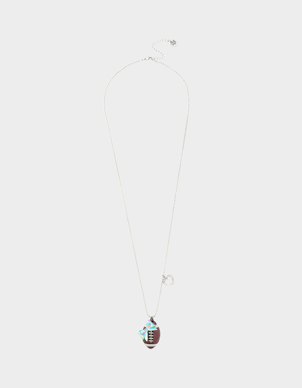 Betsey Johnson Hot Sale | SHORT FOOTBALL PENDANT CRYSTAL Women's Football Necklace
