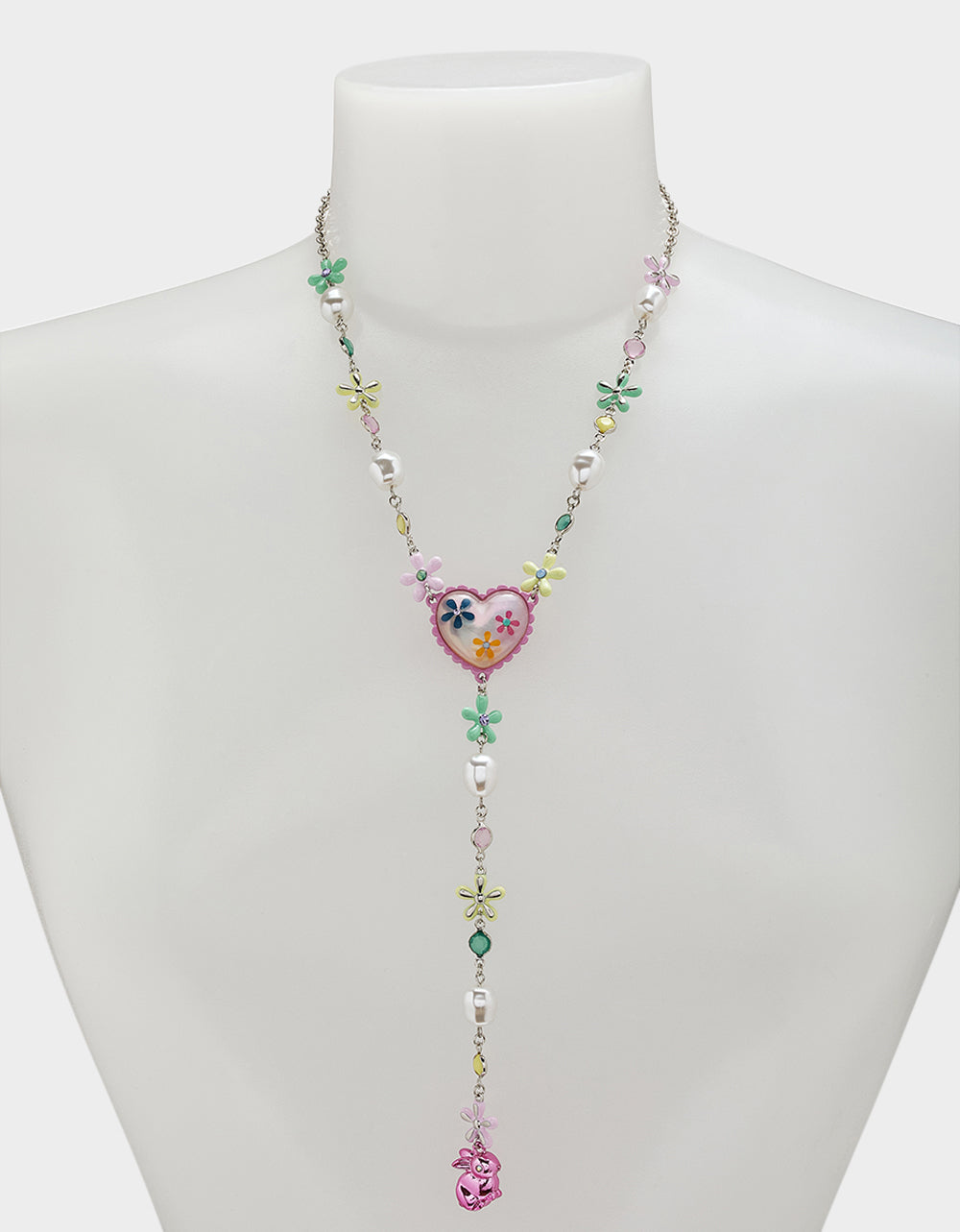 Betsey Johnson Best Price | HOP TO IT FLOWER EGG Y NECKLACE MULTI