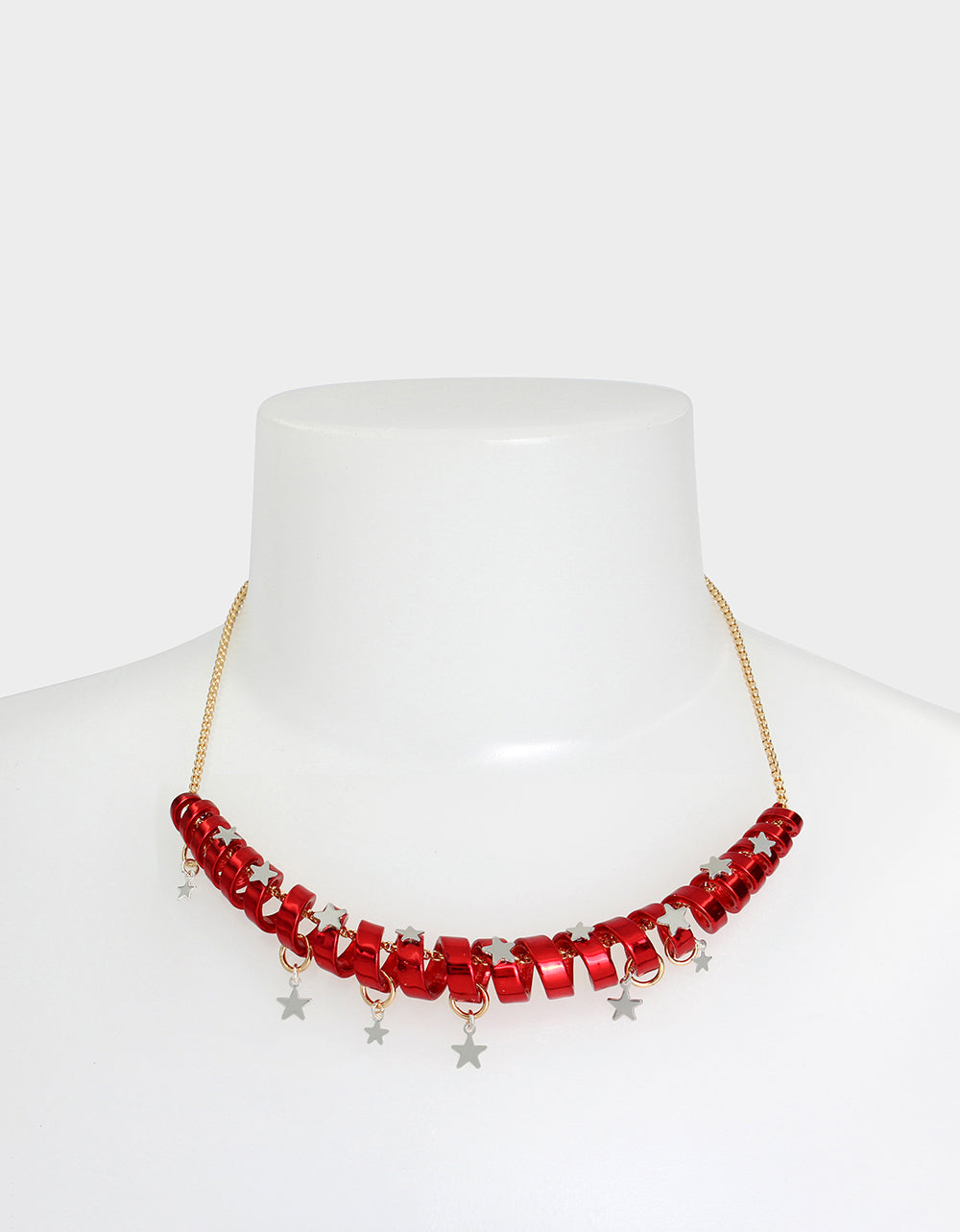 Betsey Johnson Essential | BETSEYS HOLIDAY COIL NECKLACE RED