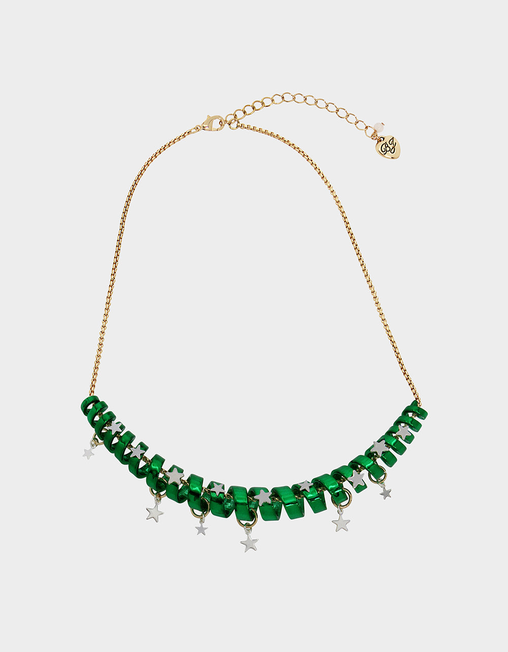 Betsey Johnson Trusted | BETSEYS HOLIDAY COIL NECKLACE GREEN