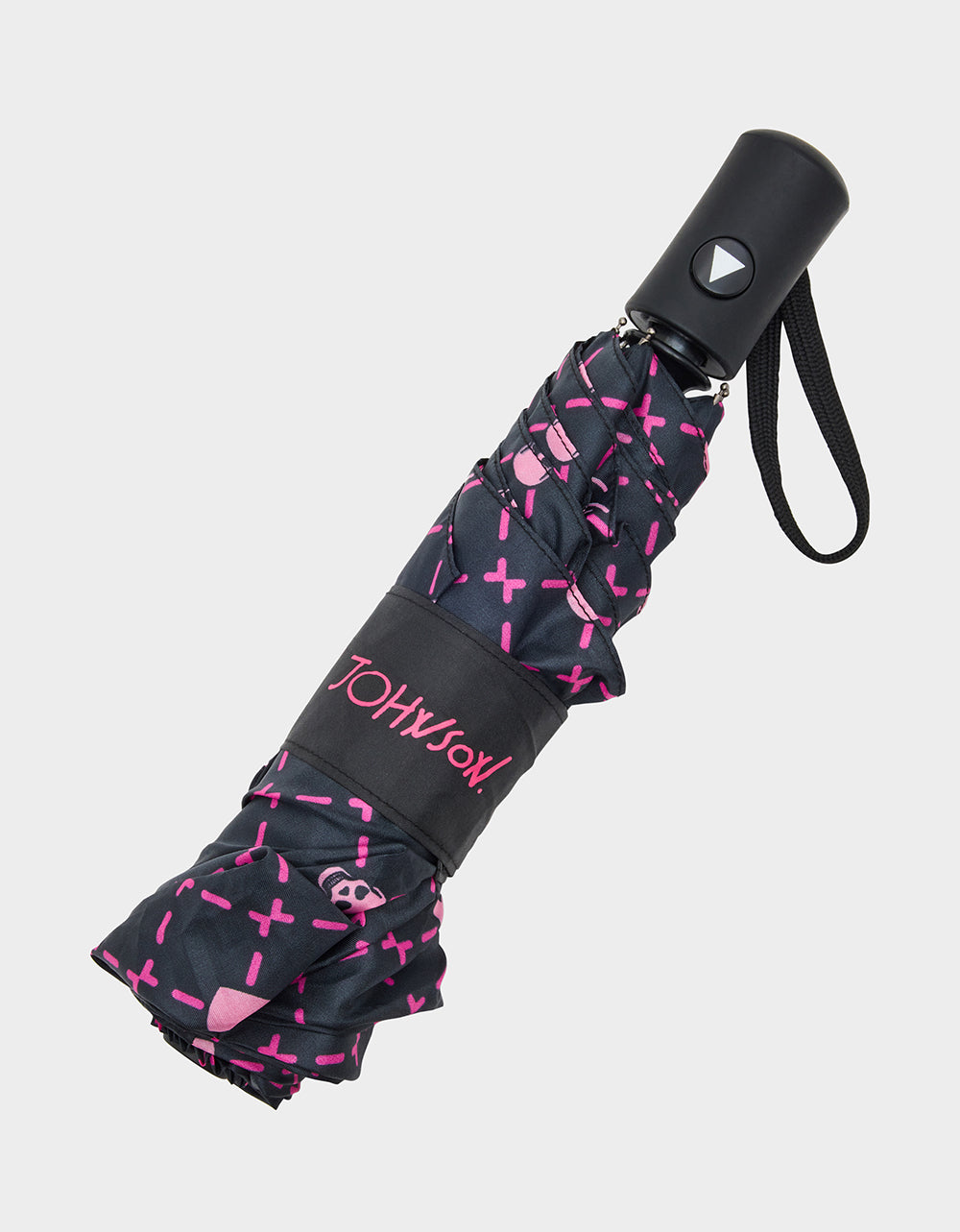 Betsey Johnson Everyday | BETSEY'S HEART & SKULL PRINT UMBRELLA BLACK MULTI