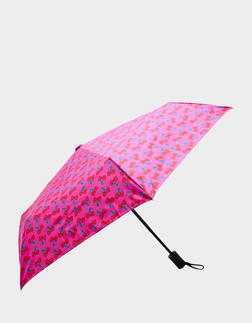 Betsey Johnson Classic | BETSEY'S CHERRY HEART PRINT UMBRELLA PINK MULTI