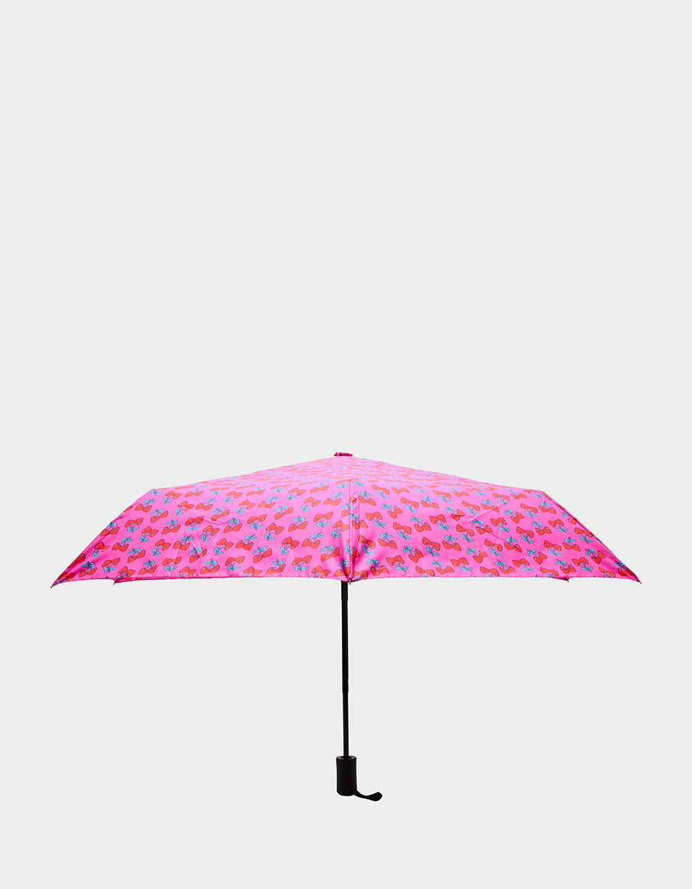 Betsey Johnson Classic | BETSEY'S CHERRY HEART PRINT UMBRELLA PINK MULTI