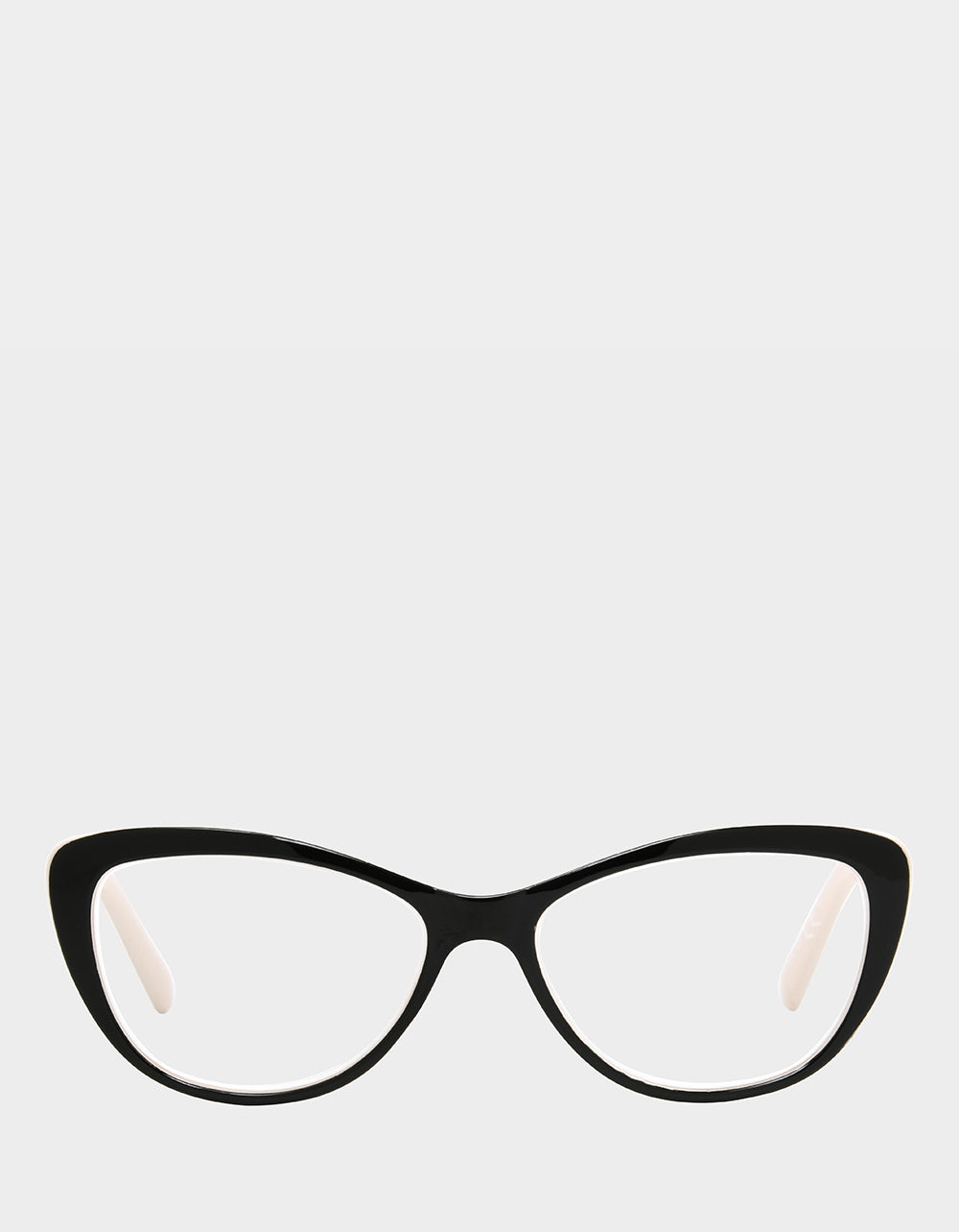 Betsey Johnson Special Offer | EFFORTLESS CHIC CAT EYE READING GLASSES BLACK Women's Black Nude Cat Eye Reading Glasses