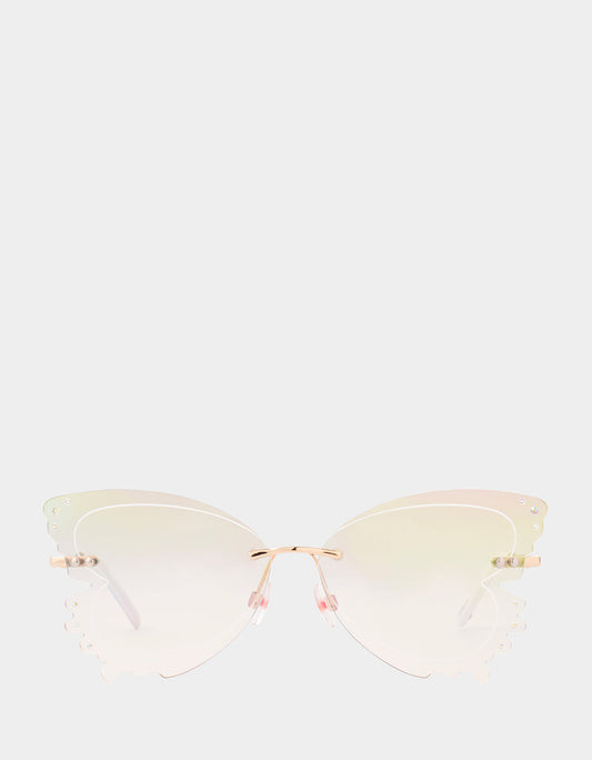 Betsey Johnson Signature | TAKE FLIGHT SUNGLASSES IRIDESCENT