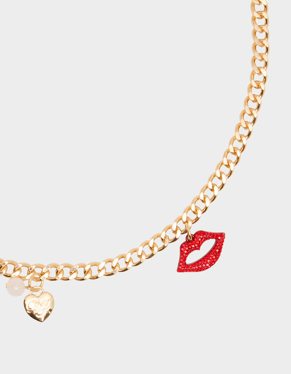 Betsey Johnson Popular | MULTI CHARM CHAIN BELT GOLD Women's Metal Charm Adjustable Belt