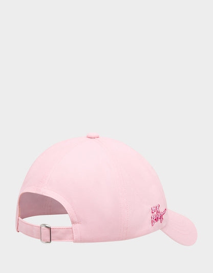 Betsey Johnson Everyday | SARDINE EMBROIDERED BASEBALL CAP Women's Pink Sardine Baseball Hat