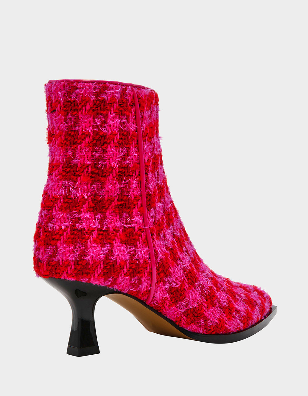 Betsey Johnson New | LOUISA FUCHSIA MULTI Women's Pointed Toe Kitten Heel Ankle Bootie