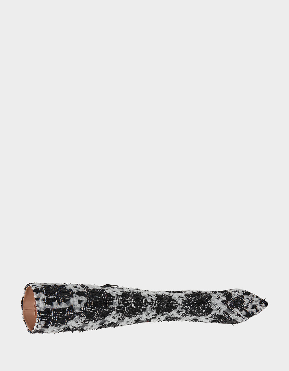 Betsey Johnson Deals | MAXXINE BLACK WHITE MULTI Pointed-Toe Knee-High Kitten Heel Women's Boot