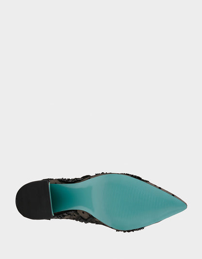 Betsey Johnson Discount | MERRI BLACK Mesh Bootie