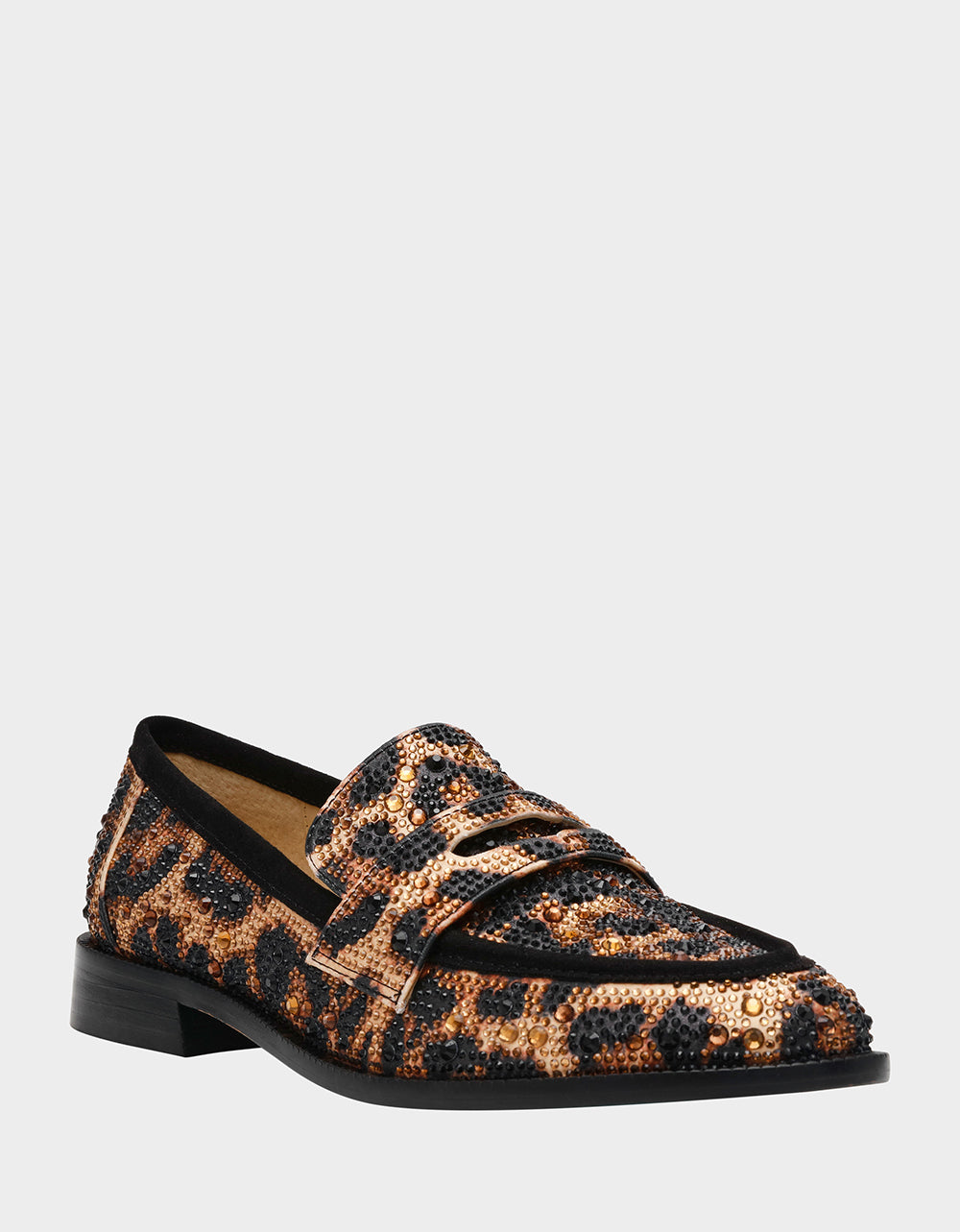 Betsey Johnson Trending | CANNE LEOPARD Slip-On Embellished Rhinestone Women's Loafer