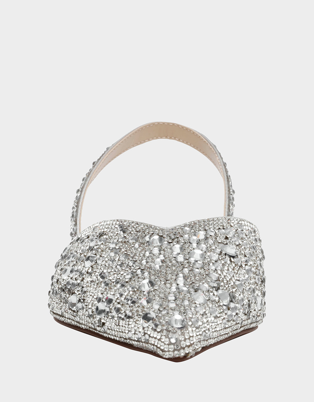 Betsey Johnson Popular | VANCE SILVER Rhinestone Slingback Flats