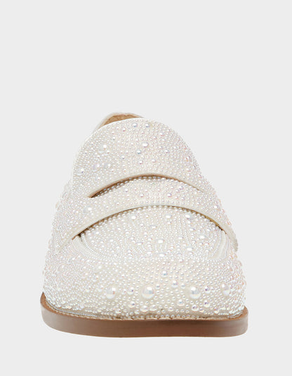 Betsey Johnson Value | ARON IVORY Pearl Loafers
