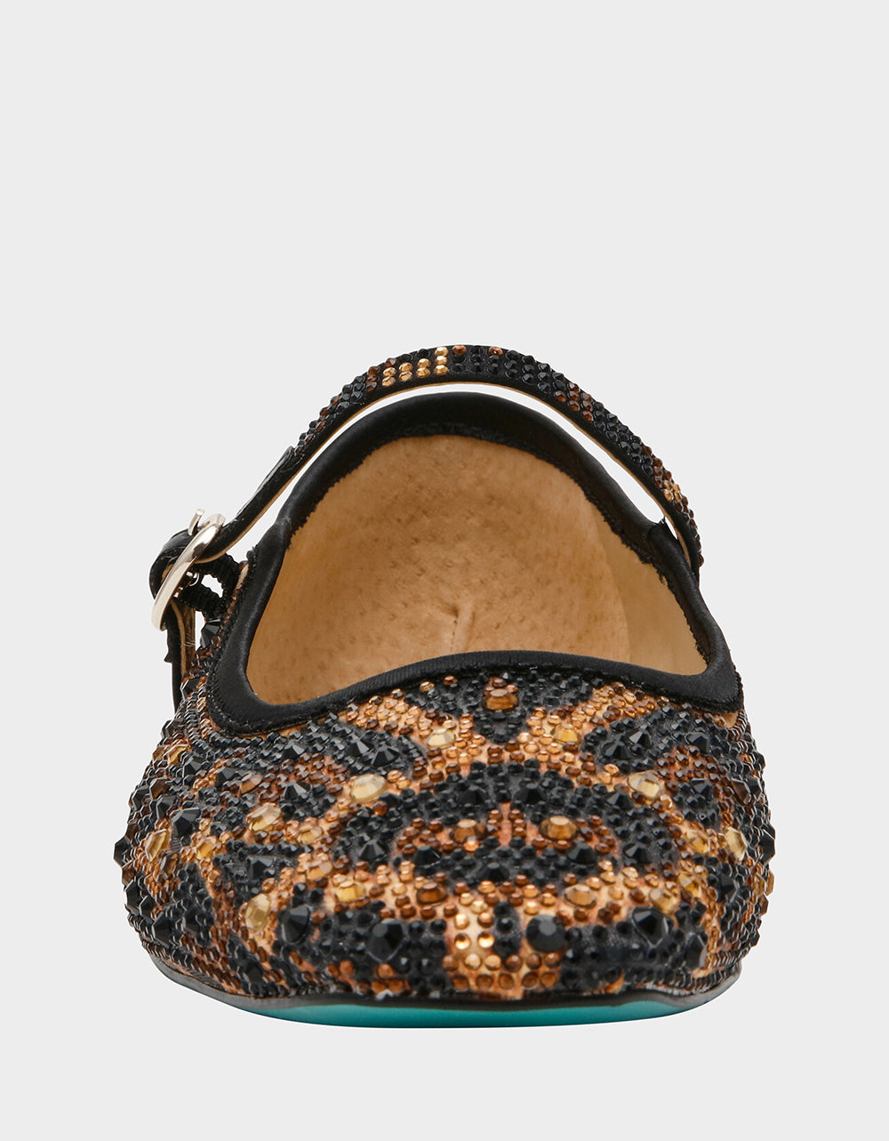 Betsey Johnson Sale | LOREL LEOPARD Women's Leopard Mary Jane Ballet Flat