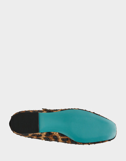 Betsey Johnson Sale | LOREL LEOPARD Women's Leopard Mary Jane Ballet Flat