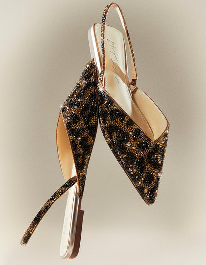 Betsey Johnson Great Value | VANCE LEOPARD Slingback Flat