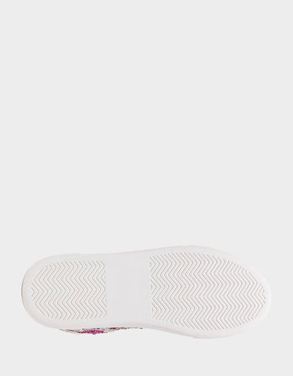 Betsey Johnson Quality | SIDNY MULTI LIPS Women's Rhinestone Platform Sneaker