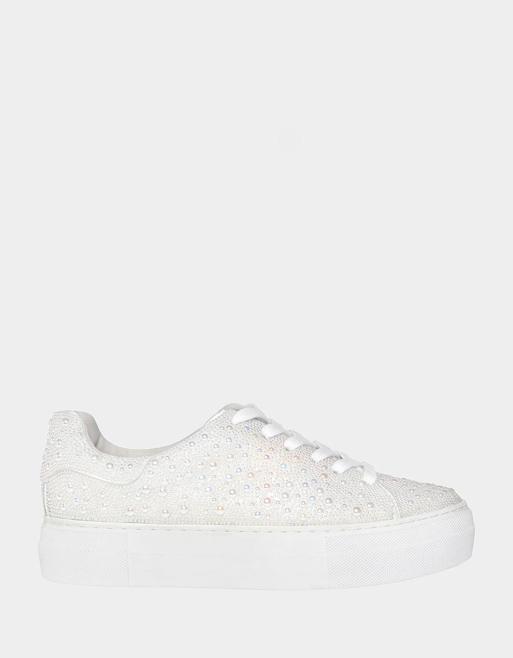 Betsey Johnson Featured | SB-SIDNY IVORY Pearl Sneaker