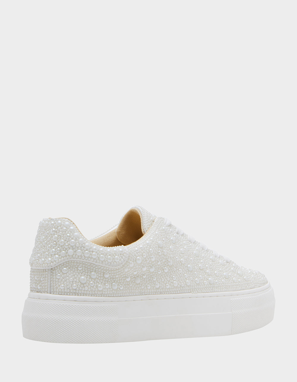 Betsey Johnson Featured | SB-SIDNY IVORY Pearl Sneaker
