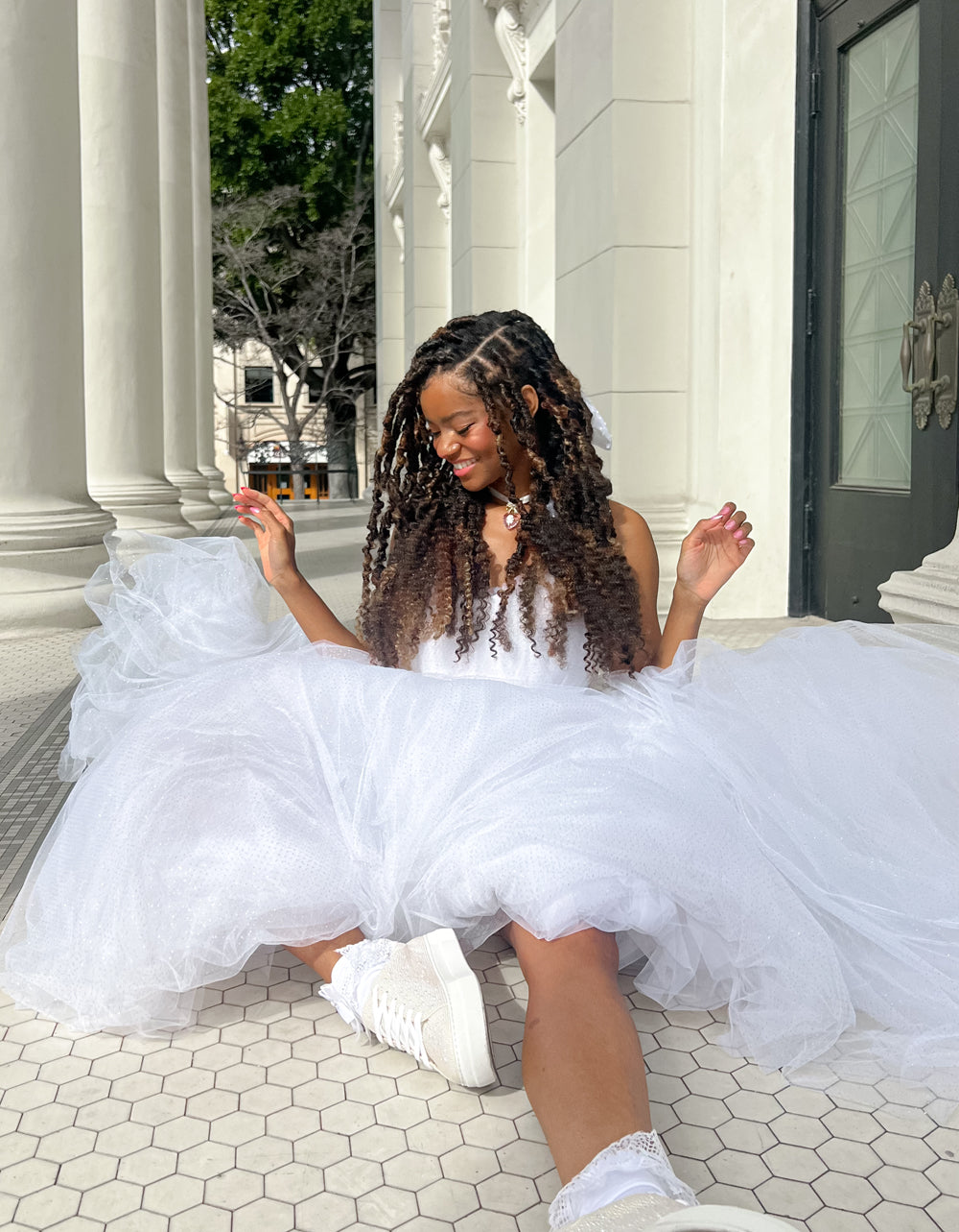 Betsey Johnson Featured | SB-SIDNY IVORY Pearl Sneaker