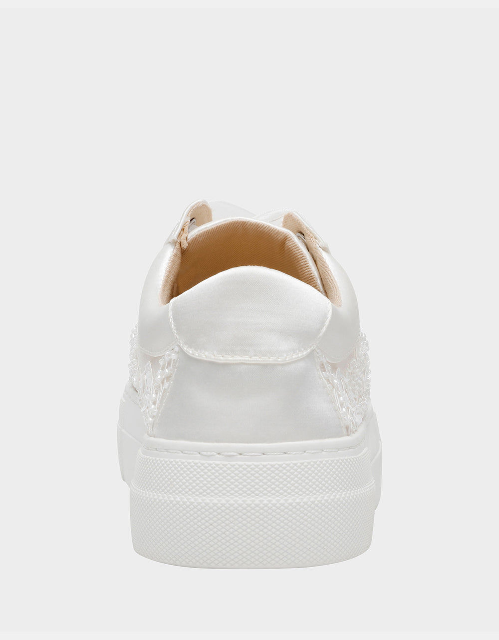 Betsey Johnson Everyday | THEAA IVORY Platform Low-Top Lace-Up Sneakers