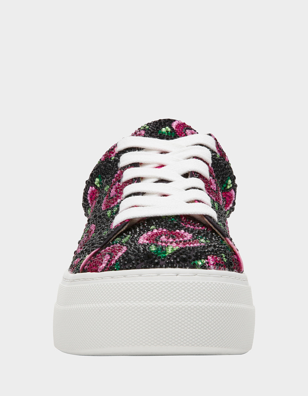 Betsey Johnson Smart Buy | SIDNY BLACK ROSE Women's Tennis Sneaker